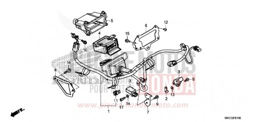 AIRBAG HARNESS GL1800DAL de 2020